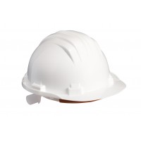 CAPACETE POLIETILENO BRANCO C/ROLETA 5-RG*